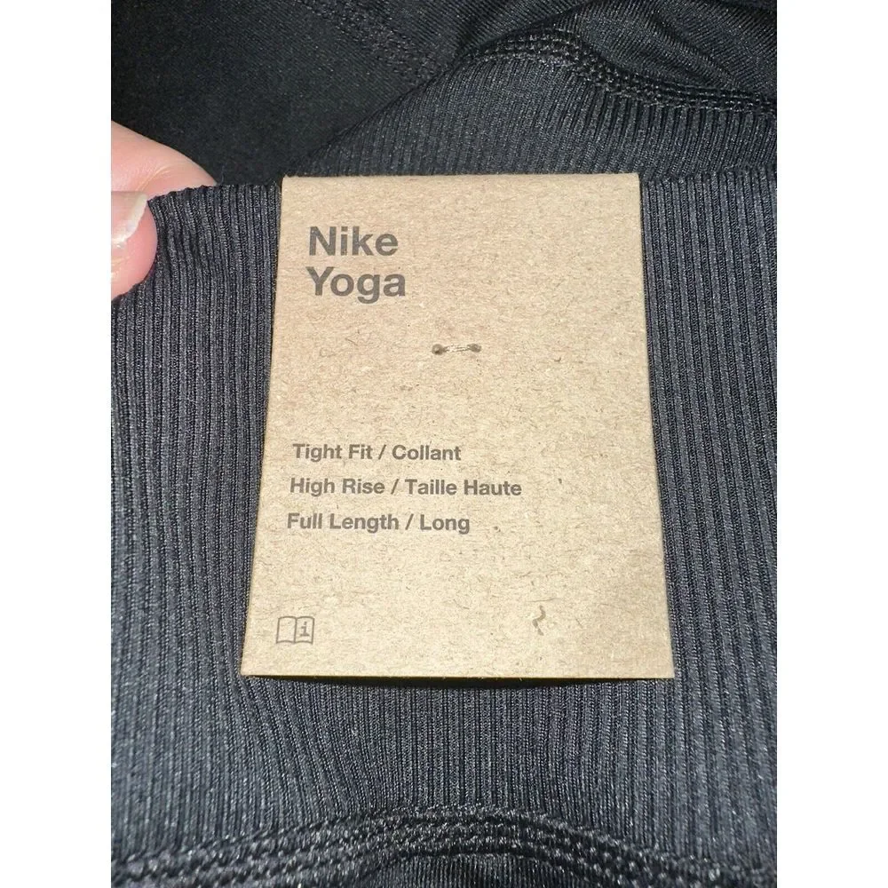 Nike Girls'‎ Dri-FIT High Rise Leggings Older Kids Black Size Small